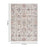 Haus Appeal Mansion 5'3'' x 7'3'' Area Rug, Multi Beige