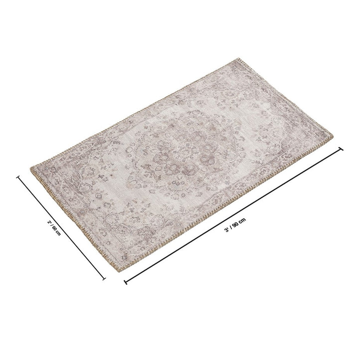 Haus Appeal Mansion 2' x 3' Area Rug, Ivory