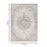 Haus Appeal Mansion 5'3'' x 7'3'' Area Rug, Ivory