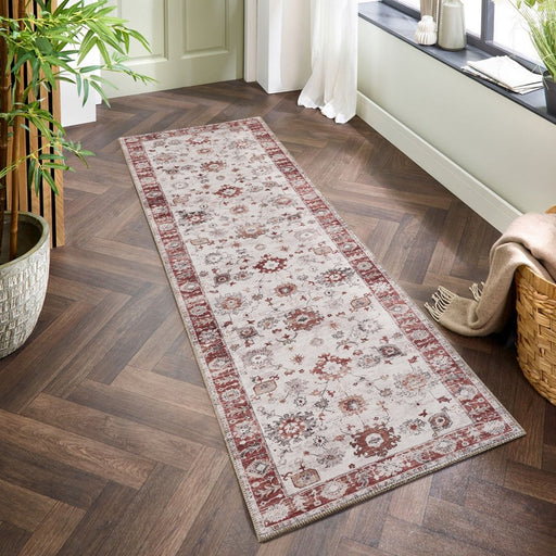 Haus Appeal Mansion 2'7'' x 9'10'' Runner, Red