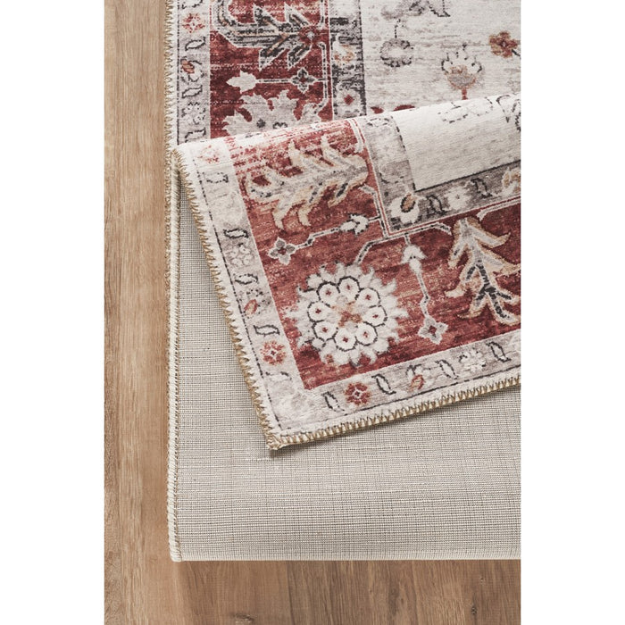 Haus Appeal Mansion 7'10" x 10'6" Area Rug, Red