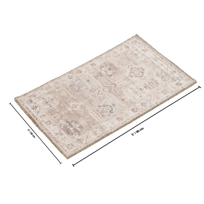 Haus Appeal Mansion 2' x 3' Area Rug, Gold