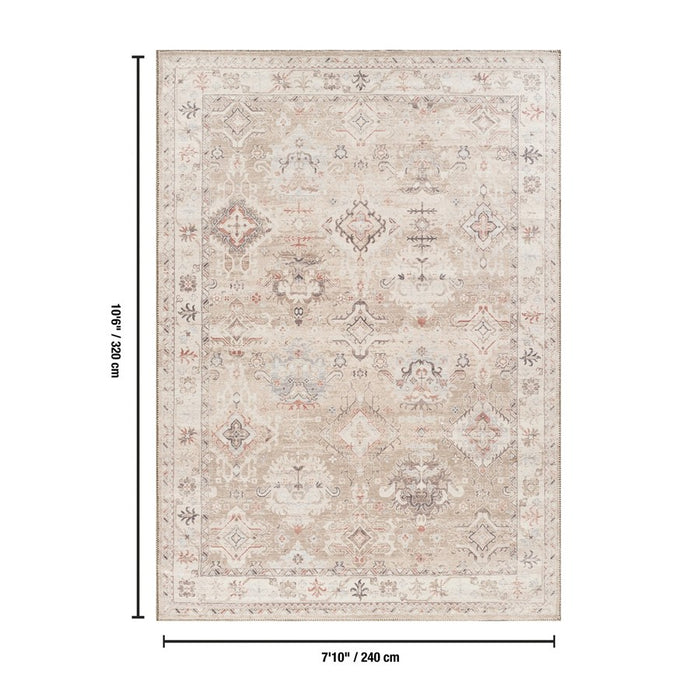 Haus Appeal Mansion 7'10" x 10'6" Area Rug, Gold