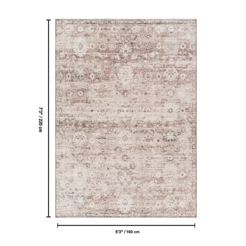 Haus Appeal Legend 5'3'' x 7'3'' Area Rug, Light Brown