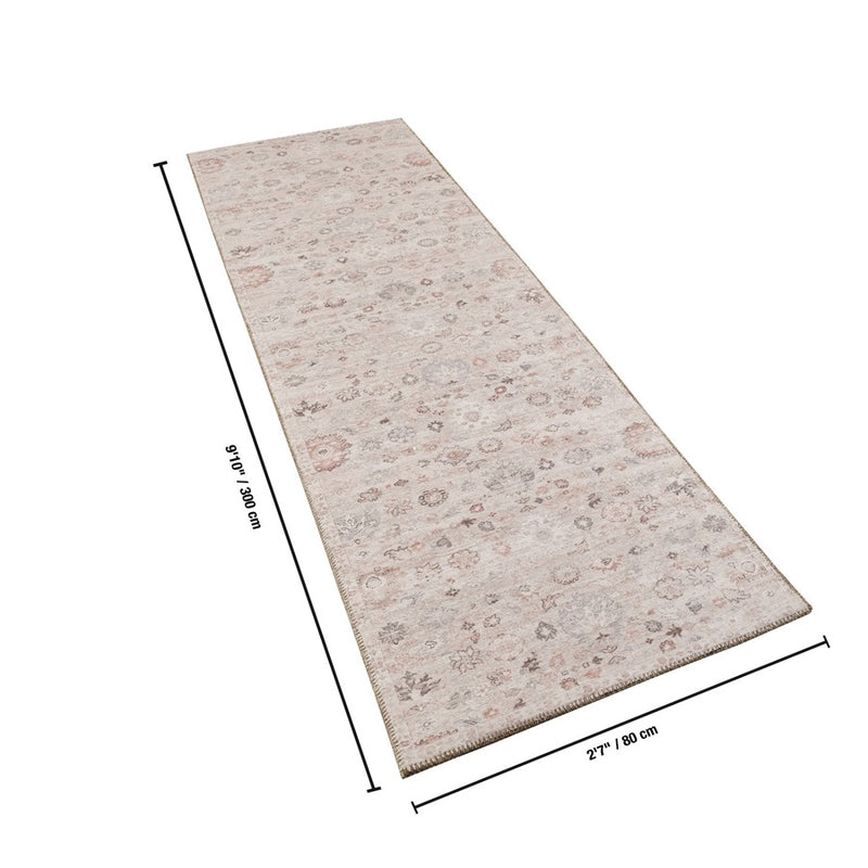 Haus Appeal Legend 2'7'' x 9'10'' Runner, Beige Ivory