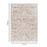 Haus Appeal Legend 5'3'' x 7'3'' Area Rug, Beige Ivory