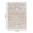 Haus Appeal Legend 7'10" x 10'6" Area Rug, Beige Ivory