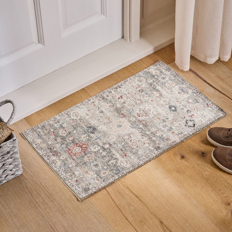 Haus Appeal Legend 2' x 3' Area Rug, Green Ivory