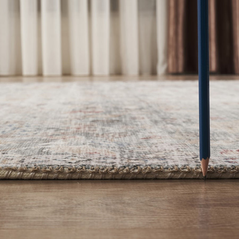 Haus Appeal Legend 5'3'' x 7'3'' Area Rug, Green Ivory
