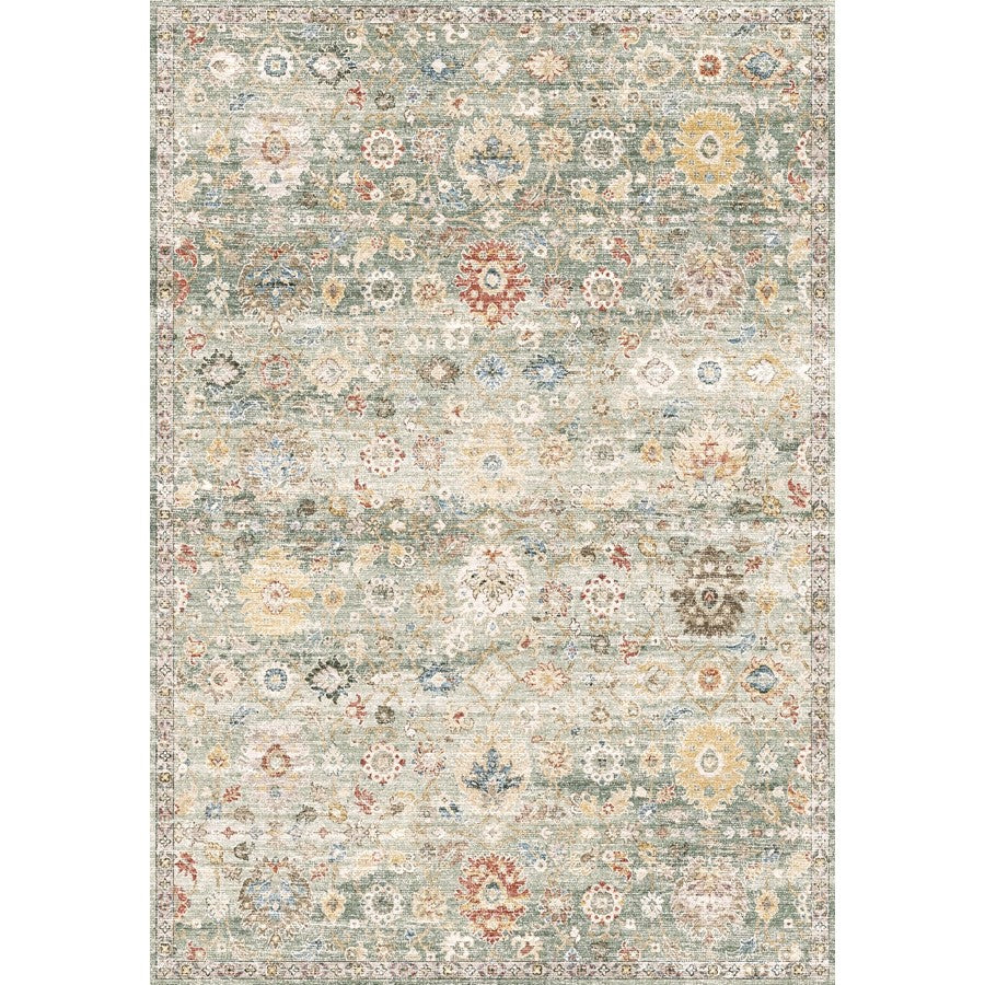 Haus Appeal Legend 7'10" x 10'6" Area Rug, Green Ivory - HA-RYL10038-11