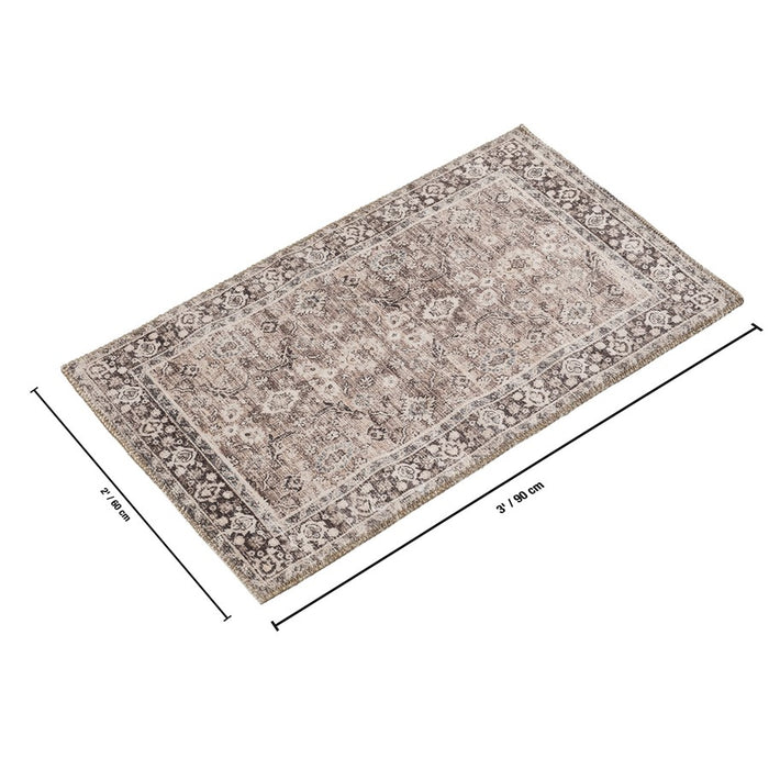 Haus Appeal Legend 2' x 3' Area Rug, Brown Ivory