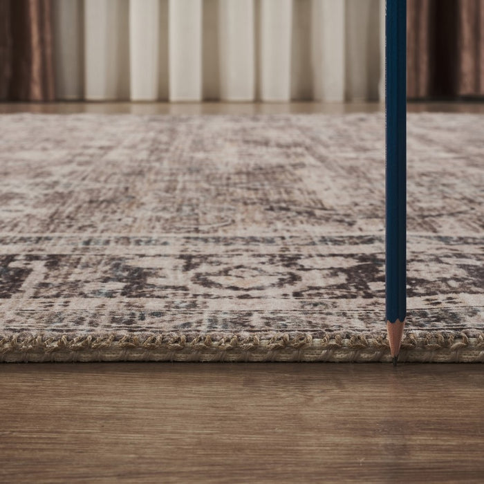 Haus Appeal Legend 2' x 3' Area Rug, Brown Ivory