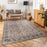 Haus Appeal Legend 7'10" x 10'6" Area Rug, Brown Ivory