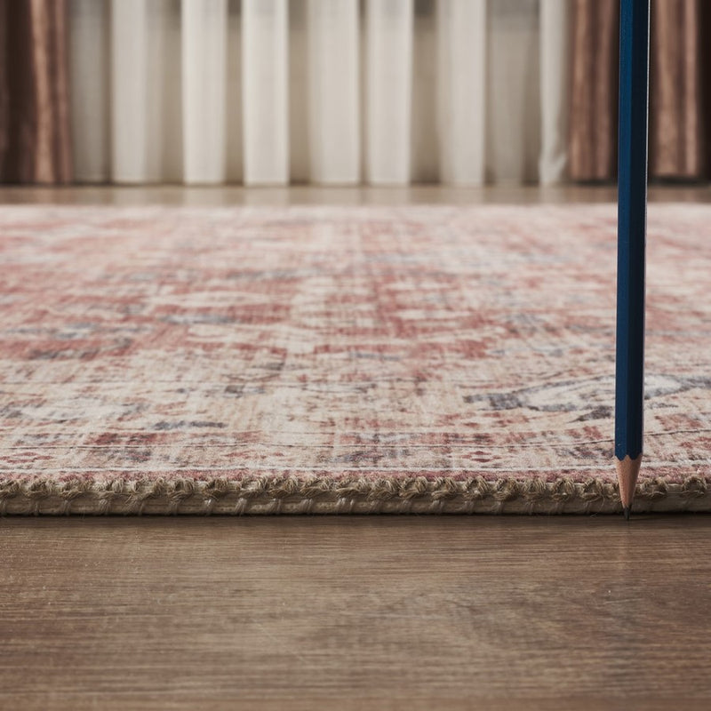 Haus Appeal Legend 2' x 3' Area Rug, Red Ivory