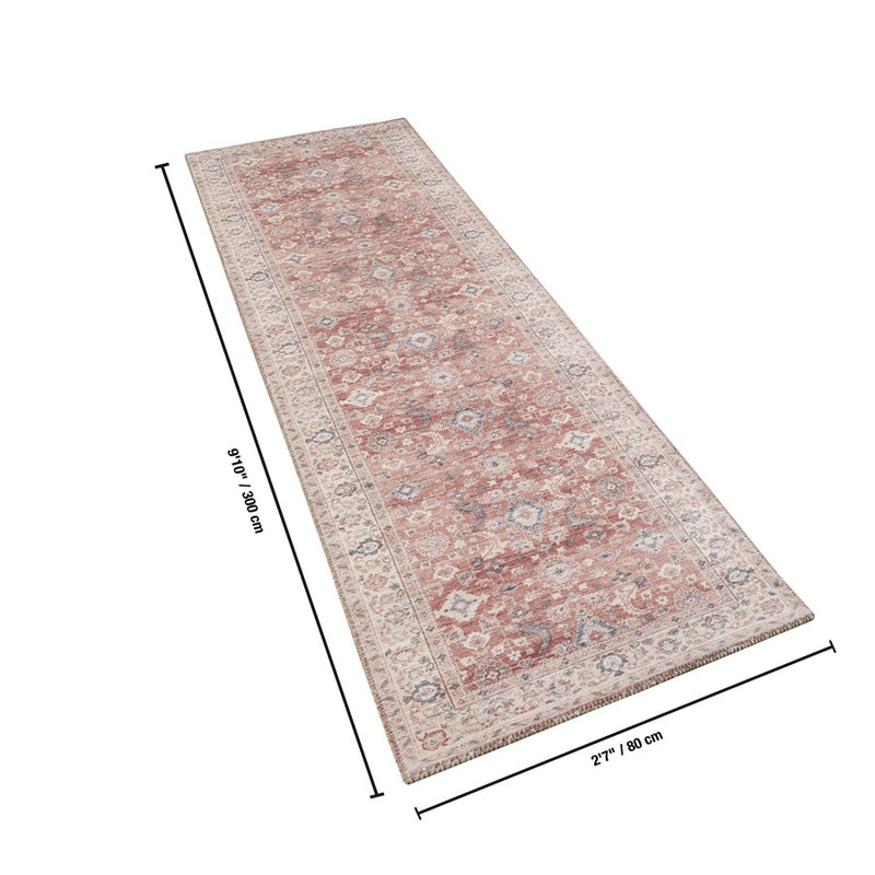 Haus Appeal Legend 2'7'' x 9'10'' Runner, Red