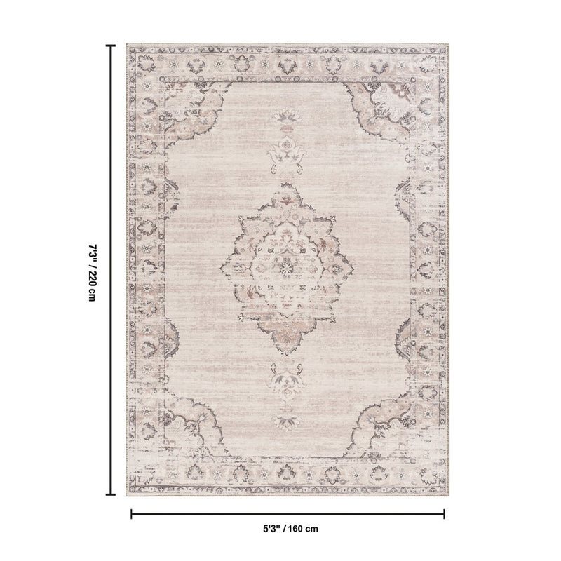 Haus Appeal Legend 5'3'' x 7'3'' Area Rug, Beige