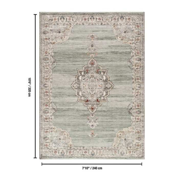 Haus Appeal Legend 7'10" x 10'6" Area Rug, Green