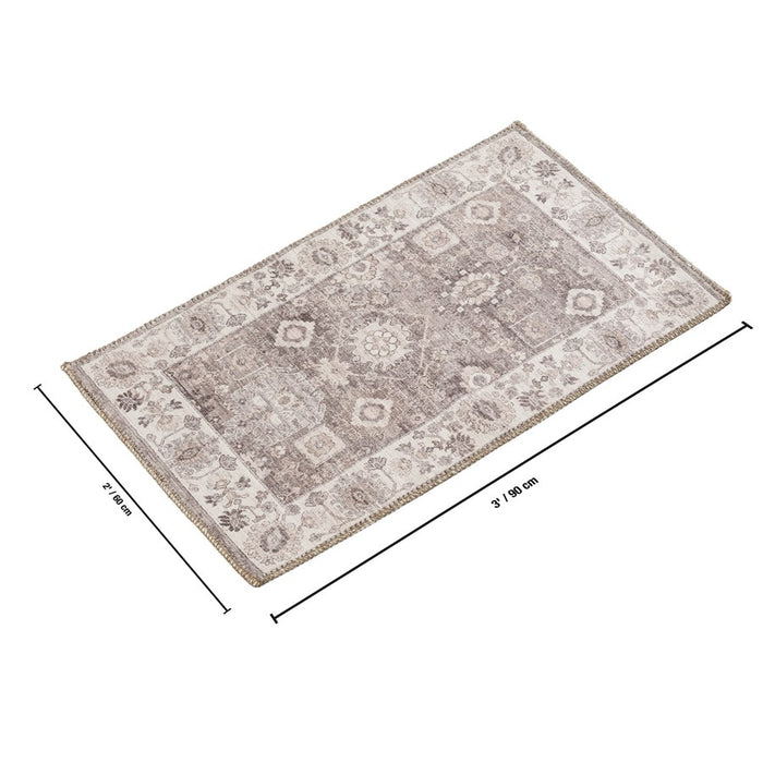 Haus Appeal Legend 2' x 3' Area Rug, Brown Beige