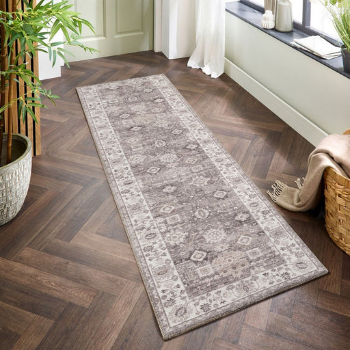 Haus Appeal Legend 2'7'' x 9'10'' Runner, Brown Ivory