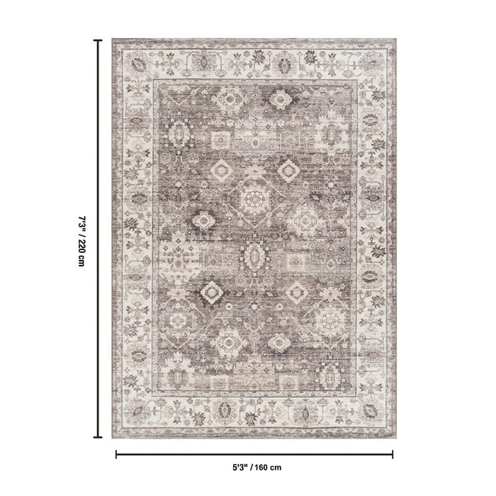 Haus Appeal Legend 5'3'' x 7'3'' Area Rug, Brown