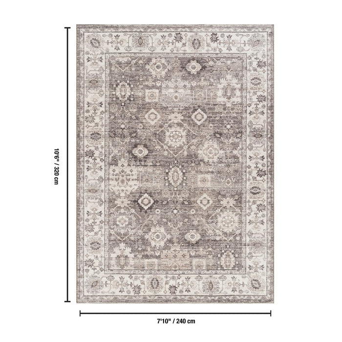 Haus Appeal Legend 7'10" x 10'6" Area Rug, Brown