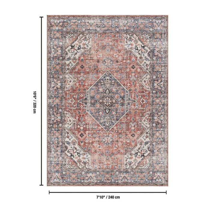 Haus Appeal Legend 7'10" x 10'6" Area Rug, Rose