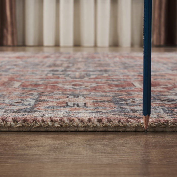 Haus Appeal Legend 7'10" x 10'6" Area Rug, Rose