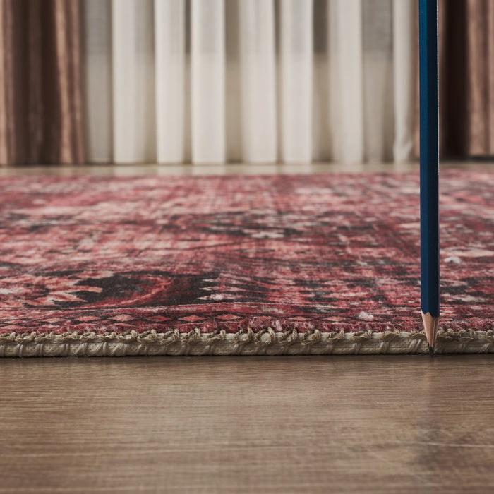 Haus Appeal Legend 2'7'' x 9'10'' Runner, Red Ivory