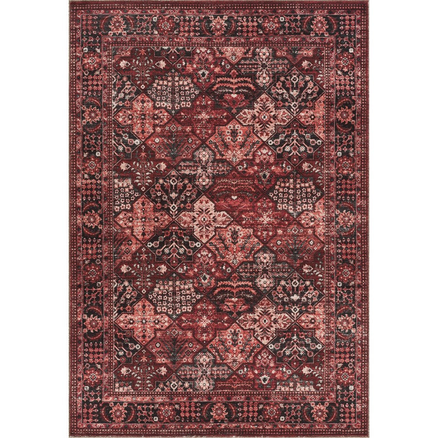Haus Appeal Legend 7'10" x 10'6" Area Rug, Red - HA-RYL10108-11