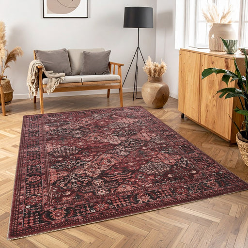 Haus Appeal Legend 7'10" x 10'6" Area Rug, Red
