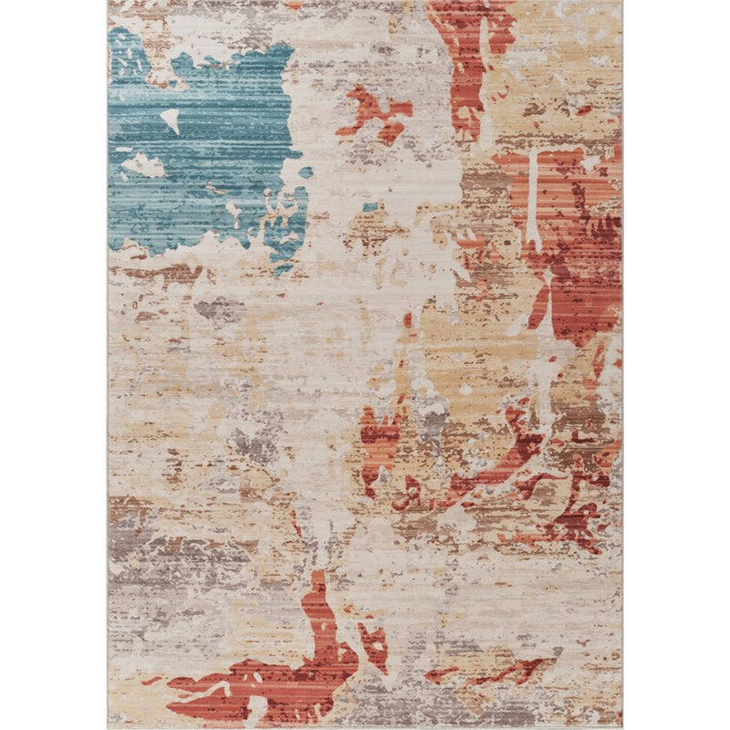 Haus Appeal Gems Abstract 5'3'' x 7'3'' Area Rug, Multi