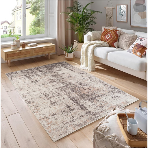Haus Appeal Gems 7'10" x 10'6" Area Rug, Multi Beige