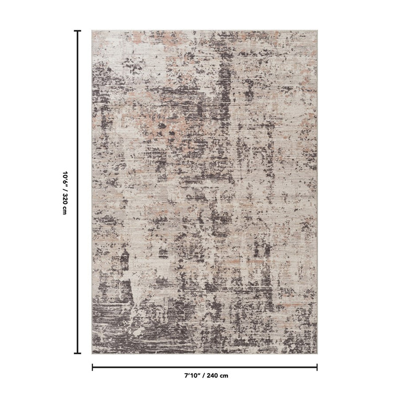Haus Appeal Gems 7'10" x 10'6" Area Rug, Multi Beige
