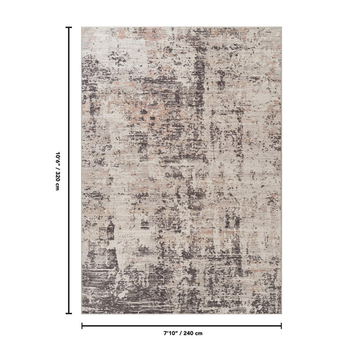 Haus Appeal Gems 7'10" x 10'6" Area Rug, Multi Beige