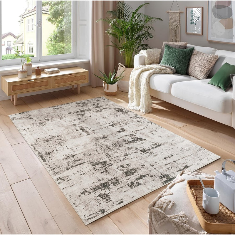 Haus Appeal Gems 5'3'' x 7'3'' Area Rug, Multi Green