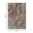 Haus Appeal Vision 5'3'' x 7'3'' Area Rug, Rust