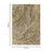 Haus Appeal Vision 5'3'' x 7'3'' Area Rug, Gold
