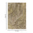 Haus Appeal Vision 7'10" x 10'6" Area Rug, Gold