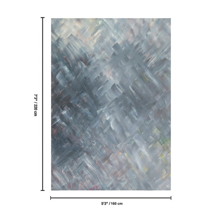 Haus Appeal Vision 5'3'' x 7'3'' Area Rug, Slate