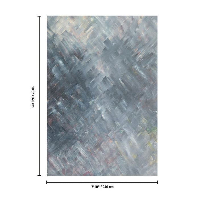 Haus Appeal Vision 7'10" x 10'6" Area Rug, Slate