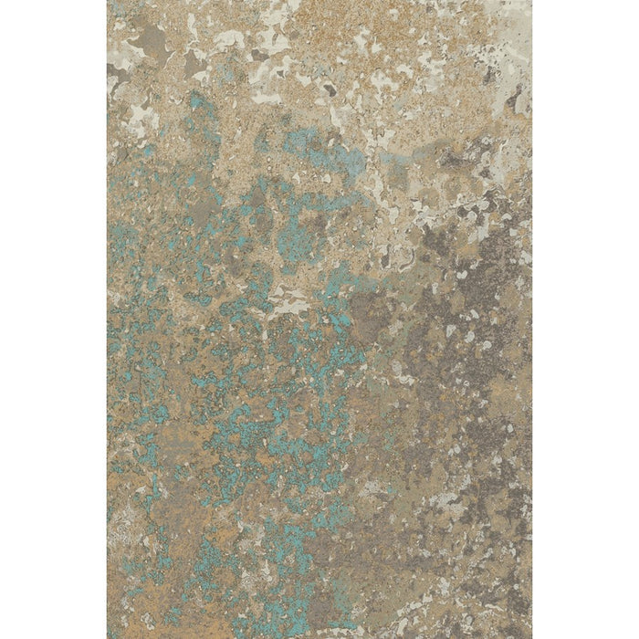 Haus Appeal Vision 7'10" x 10'6" Area Rug, Turquoise