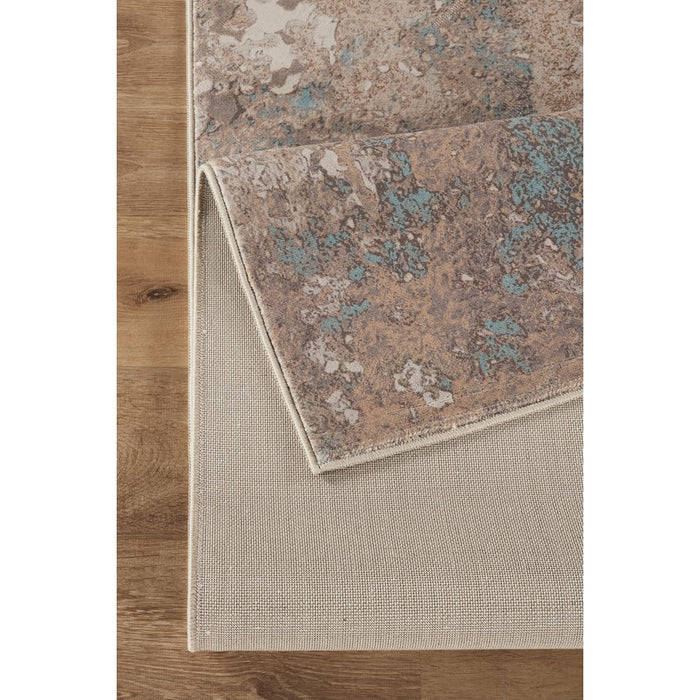 Haus Appeal Vision 7'10" x 10'6" Area Rug, Turquoise