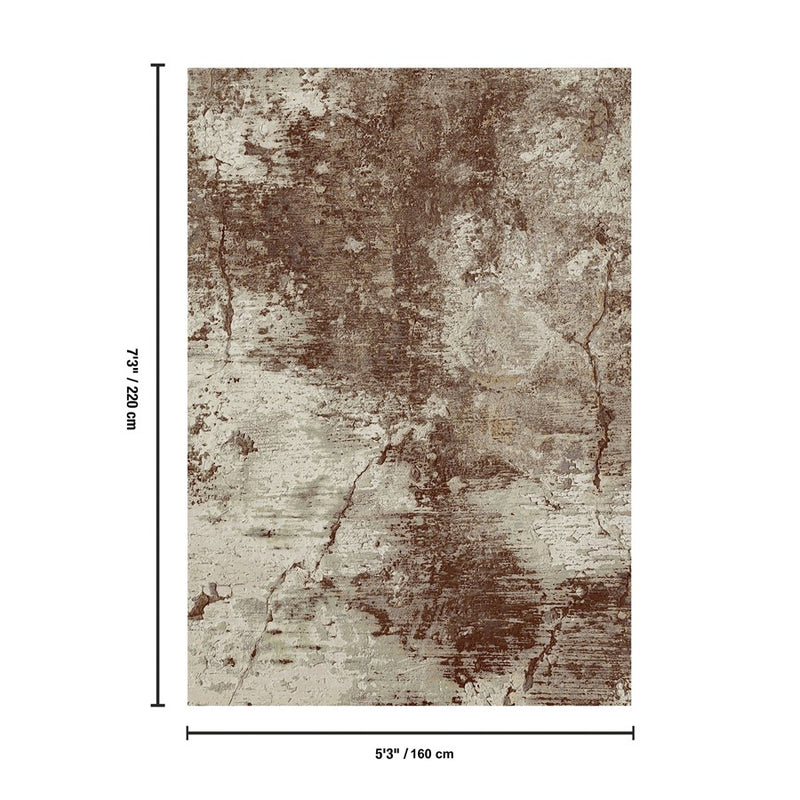 Haus Appeal Vision 5'3'' x 7'3'' Area Rug, Taupe