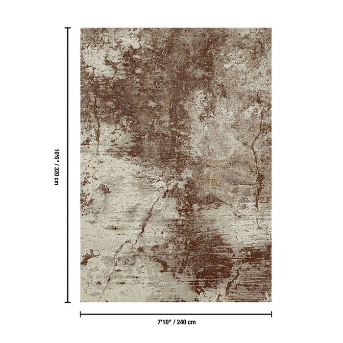 Haus Appeal Vision 7'10" x 10'6" Area Rug, Taupe