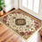 Haus Appeal Palace Medallion 2' x 3' Area Rug, Cream