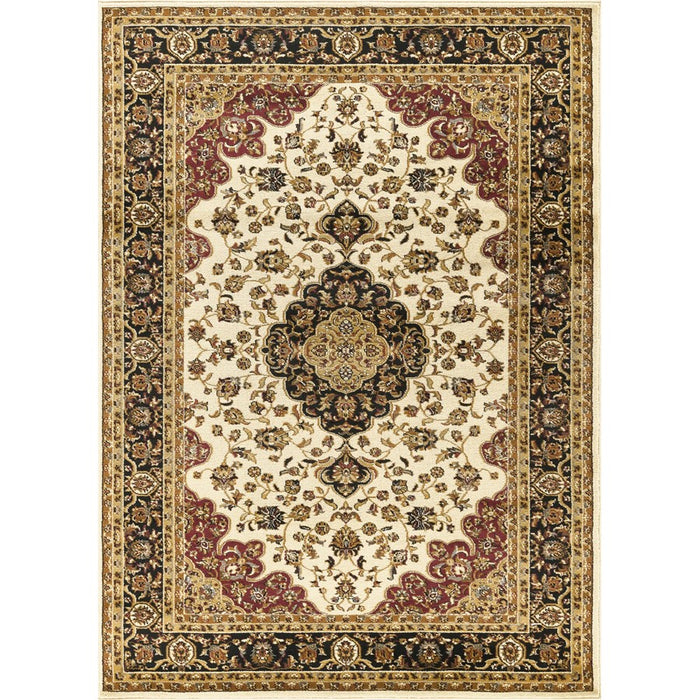Haus Appeal Palace Medallion 2'7'' x 7'3'' Area Rug, Cream - HA-VIN50012-7