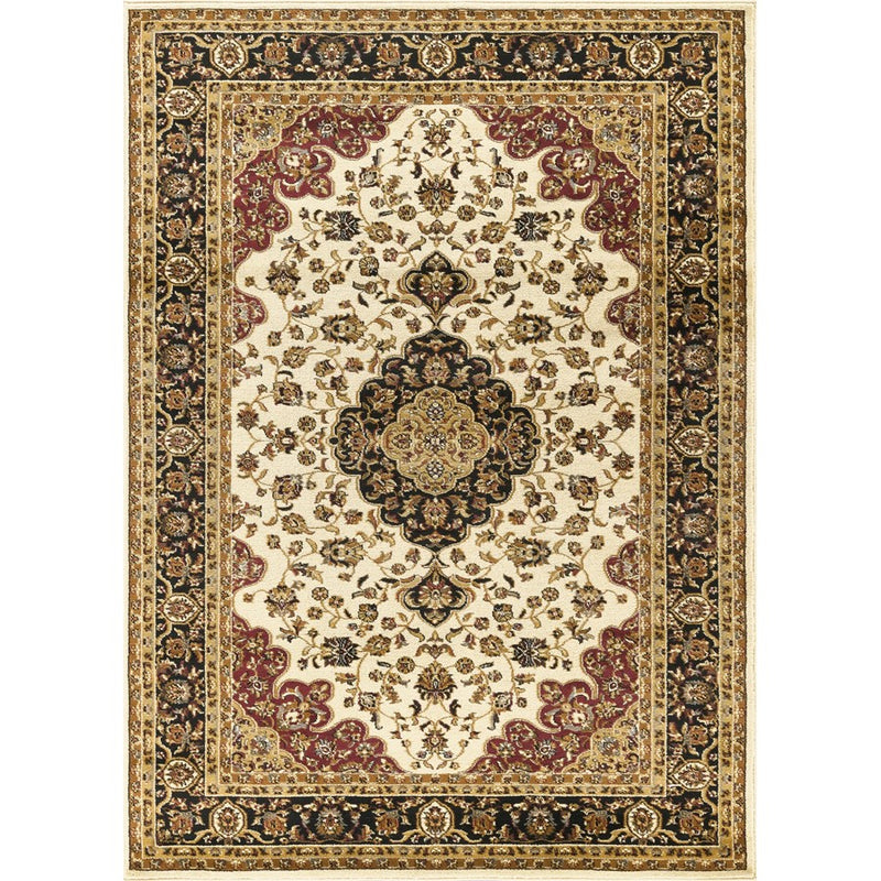 Haus Appeal Palace 5'3'' x 7'3'' Area Rug, Cream Medallion
