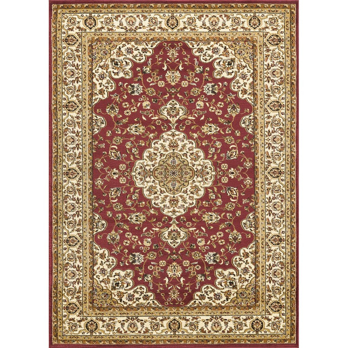 Haus Appeal Palace 5'3'' x 7'3'' Area Rug, Red Medallion - HA-VIN50025-7