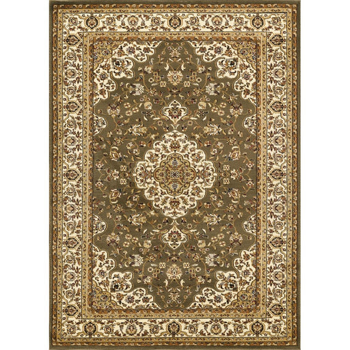 Haus Appeal Palace Medallion 2' x 3' Area Rug, Green - HA-VIN50042-3
