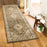 Haus Appeal Palace 2'7'' x 7'3'' Area Rug, Green Medallion